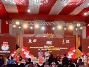 Asr-Hugua Ungkapkan Visi dan Misi Di Debat Kedua Cagub dan Wacagub Sultra 2024