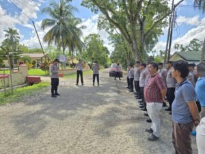 Pengamanan Kampanye Paslon Gubernur dan Wakil Gubernur Sultra di Konawe Selatan Berjalan Kondusif