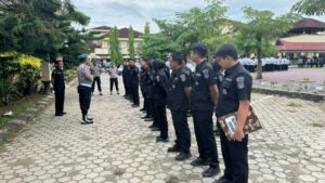 Tegaskan Komitmen Berantas Judi Online, Bid Propam Polda Sultra Periksa Handphone Personel Polri