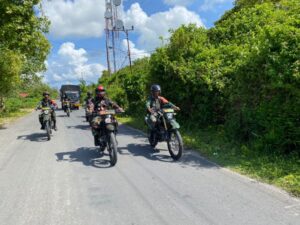 Sinergitas TNI-Polri di Buton Utara, Patroli Gabungan Cooling System Jelang Pilkada