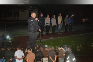 Apel Kesiapan Personel Patroli Skala Besar di Wilayah Polresta Kendari Berjalan Kondusif