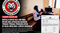 Mewakili Ahli Waris, Kepala Divisi KIA LBH MRI Laporkan Dugaan Penggelapan Dokumen Tanah di Banggai