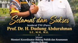 Ketua LSM GMBI Sultra Sampaikan Selamat dan Doa untuk Dudung Abdurachman sebagai Menko Polkam